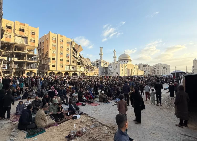 Gaza marks Eid under siege as crisis continues 1 - Egyptian Gazette Source: WAFA