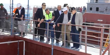 Suez Canal Authority follows up on shipbuilding progress in Safaga