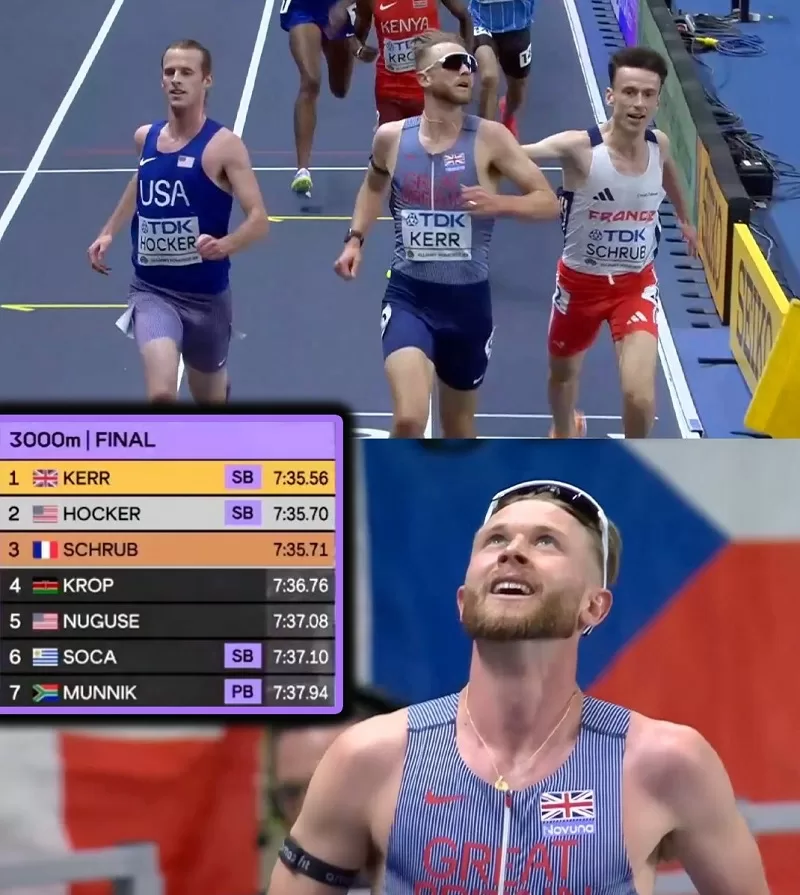 Kerr snatches 3,000m gold 4 - Egyptian Gazette Kerr snatches 3,000m gold 3 - Egyptian Gazette