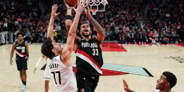 Blazers beat Nets 134-99 1 - Egyptian Gazette Blazers beat Nets 134-99