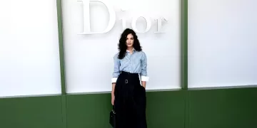 Dior shows flower-shaped dresses and ruffled jackets for autumn/winter collection