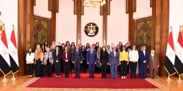 Sisi: Empowering women is national priority 1 - Egyptian Gazette Sisi: Empowering women is national priority