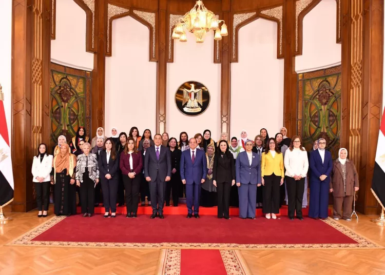 Sisi: Empowering women is national priority 11 - Egyptian Gazette President Abdel Fattah El Sisi attending the “Egyptian Women and Ideal Mother” ceremony at Al-Ittihadiya Palace on Wednesday.