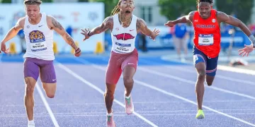 US duo seals world indoor double