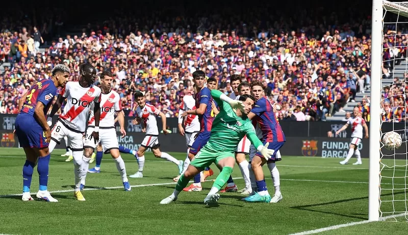 Barca claims Liga win over Rayo 3 - Egyptian Gazette