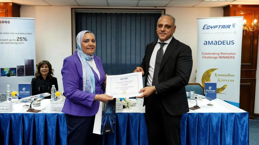EgyptAir distributes ‘Ramadan Challenge’ awards 21 - Egyptian Gazette