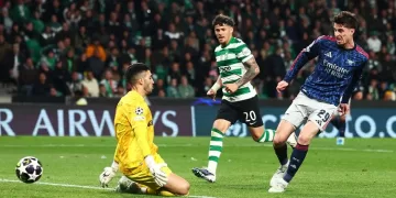 Champions League: Arsenal takes 1st-leg win