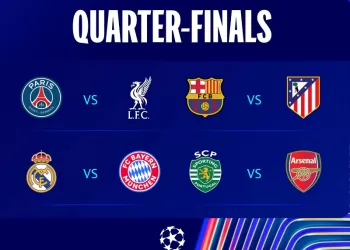 Champions League quarter-finals fixtures