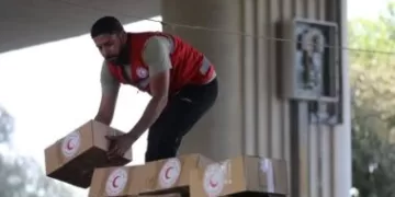 ERC sends 169th aid convoy to Gaza 1 - Egyptian Gazette ERC sends 169th aid convoy to Gaza