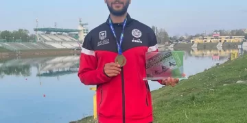 Egypt’s rower claims gold at Croatia Open