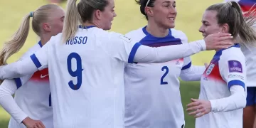England women win W. Cup qualifier