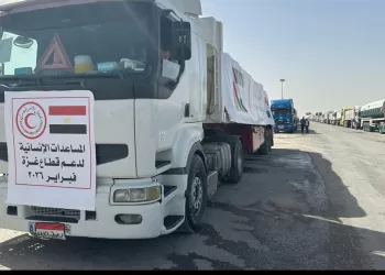 172nd “Zad Al Izza” Egyptian aid convoy enters Gaza