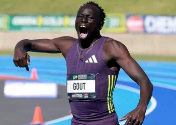Gout wins 100m gold, misses record