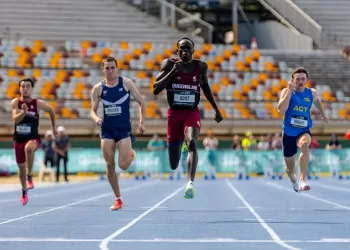 Gout breezes through 100m in Australia