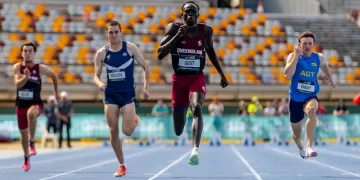 Gout breezes through 100m in Australia