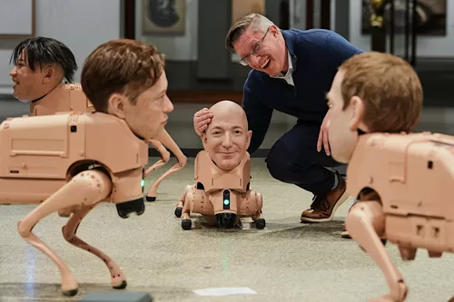 Beeple’s Berlin show features Musk, Zuckerberg robot dogs 13 - Egyptian Gazette