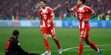 Bayern reaches 1st German Cup final in 6 years