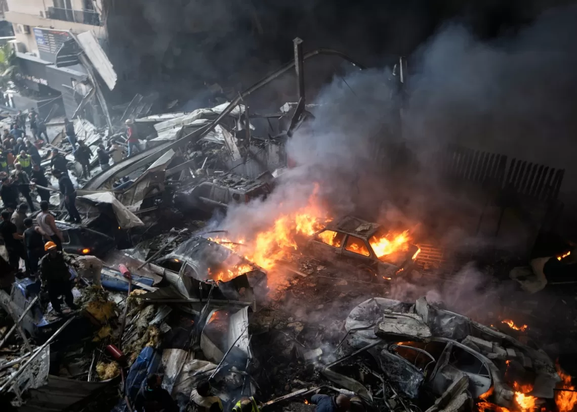 Israel strikes Beirut, says Iran ceasefire doesn’t apply 12 - Egyptian Gazette Lebanon