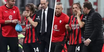 Modric suffers cheek fracture