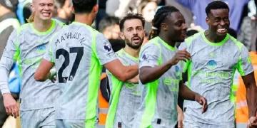 Man City closes gap on Arsenal in EPL title race