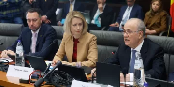 EU hosts Palestinian leader in conference about security and peace in Gaza 