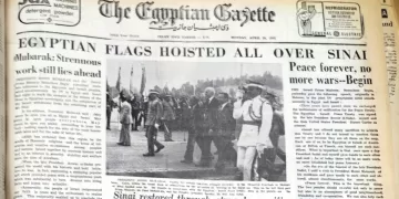 Egyptian flags hoisted across Sinai 1 - Egyptian Gazette Egyptian flags hoisted across Sinai