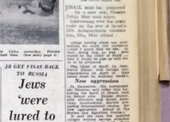 Meir’s war warning