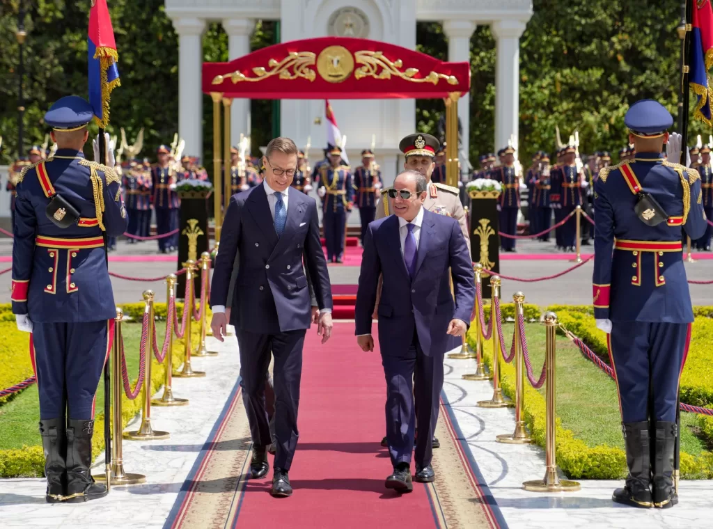 Sisi, Stubb discuss regional, int’l developments (Updated) 13 - Egyptian Gazette
