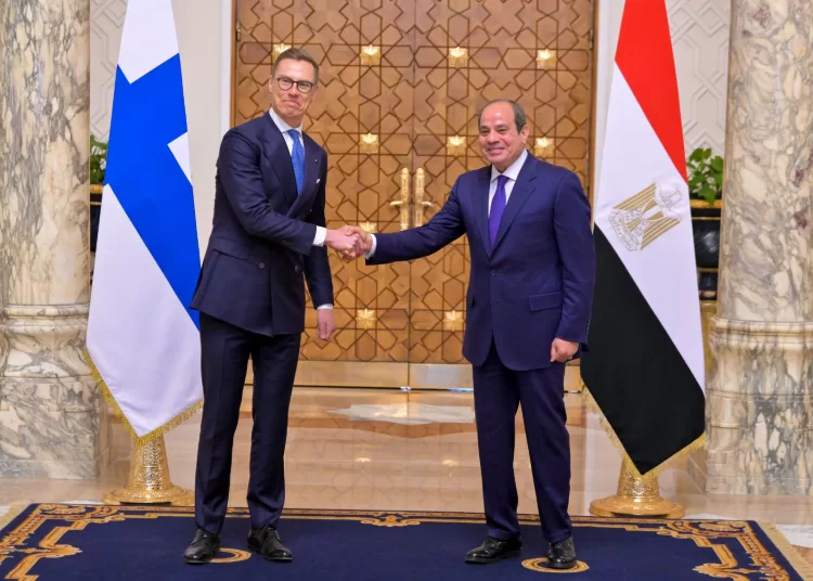 Sisi, Stubb discuss regional, int’l developments (Updated) 11 - Egyptian Gazette