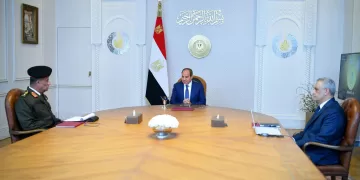 Sisi reviews progress of projects implemented by military production companies (Update)