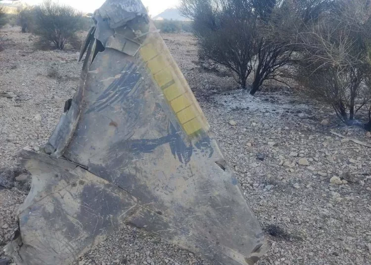 Images of the alleged downed aircraft were circulated widely on social media