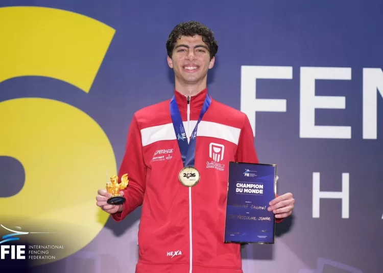 Youssef Shamel wins World Fencing gold in Brazil 11 - Egyptian Gazette