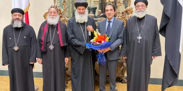 Rady receives delegation of Egyptian Church in Rome