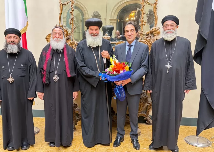 Rady receives delegation of Egyptian Church in Rome 12 - Egyptian Gazette