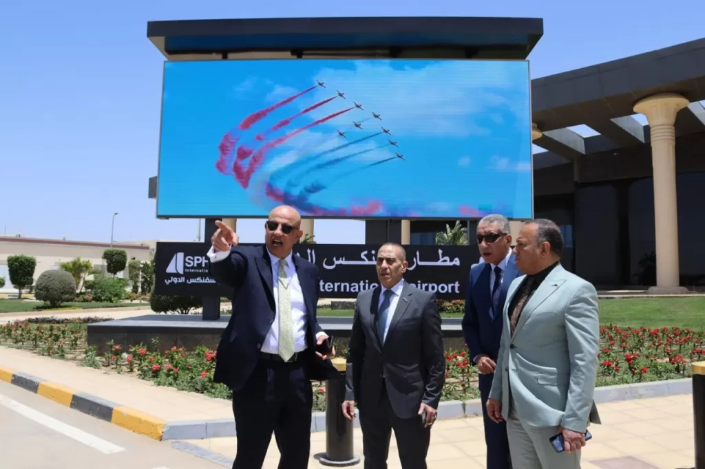 HCSEI reviews development projects at Sphinx International Airport 14 - Egyptian Gazette HCSEI reviews development projects at Sphinx International Airport 13 - Egyptian Gazette
