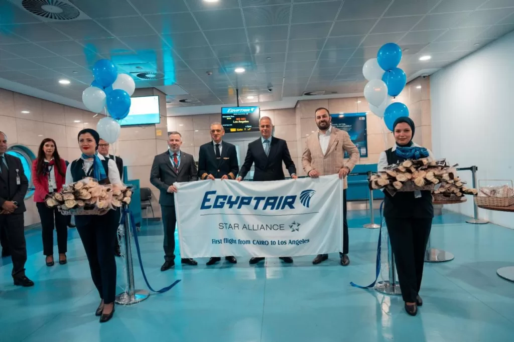 EgyptAir launches 1st direct Cairo–Los Angeles flights to expand US network 19 - Egyptian Gazette EgyptAir launches 1st direct Cairo–Los Angeles flights to expand US network 18 - Egyptian Gazette
