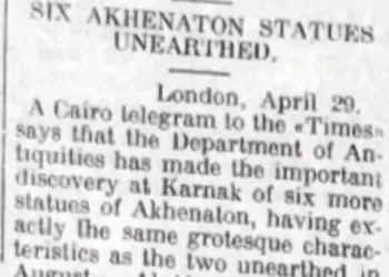 Century since Akhenaton discovery at Karnak