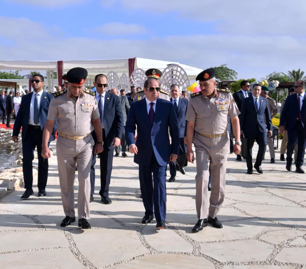 President Sisi performs Eid al- Adha prayer, witnesses sacrifice rituals 14 - Egyptian Gazette