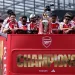 Arsenal celebrates EPL crown with parade