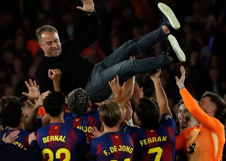 Barca’s Flick hails unforgettable title 10 - Egyptian Gazette