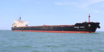 Damietta Port welcomes record-breaking bulk carrier “YANG FAN” 1 - Egyptian Gazette Damietta Port welcomes record-breaking bulk carrier “YANG FAN”