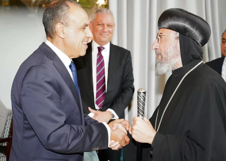 FM meets Coptic Bishop in London 12 - Egyptian Gazette FM meets Coptic Bishop in London 11 - Egyptian Gazette