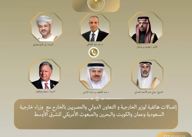 Egypt’s FM holds intensive calls with gulf counterparts, U.S. Envoy on regional de-escalation 11 - Egyptian Gazette