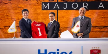 Haier signs four-year sponsorship with Al Ahly Football Company, becoming sponsor of club