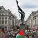 Tens of thousands march in London in immigration, pro‑Palestinian protests 5 - Egyptian Gazette Tens of thousands march in London in immigration, pro‑Palestinian protests