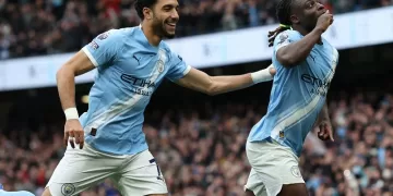 Doku dazzles in Man City victory