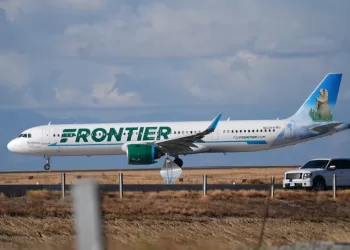 Pedestrian dies after being hit by Frontier Airlines plane at Denver airport