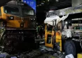 8 dead, 32 injured in Thailand after freight train hits bus