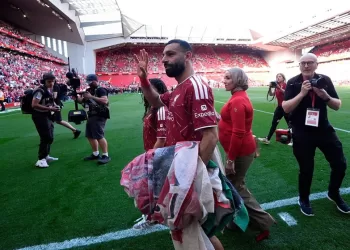Salah marks Liverpool goodbye with assist