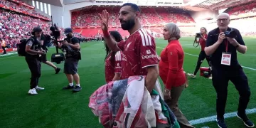Salah marks Liverpool goodbye with assist